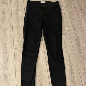 Madewell roadtripper Black Skinny Jeans 29